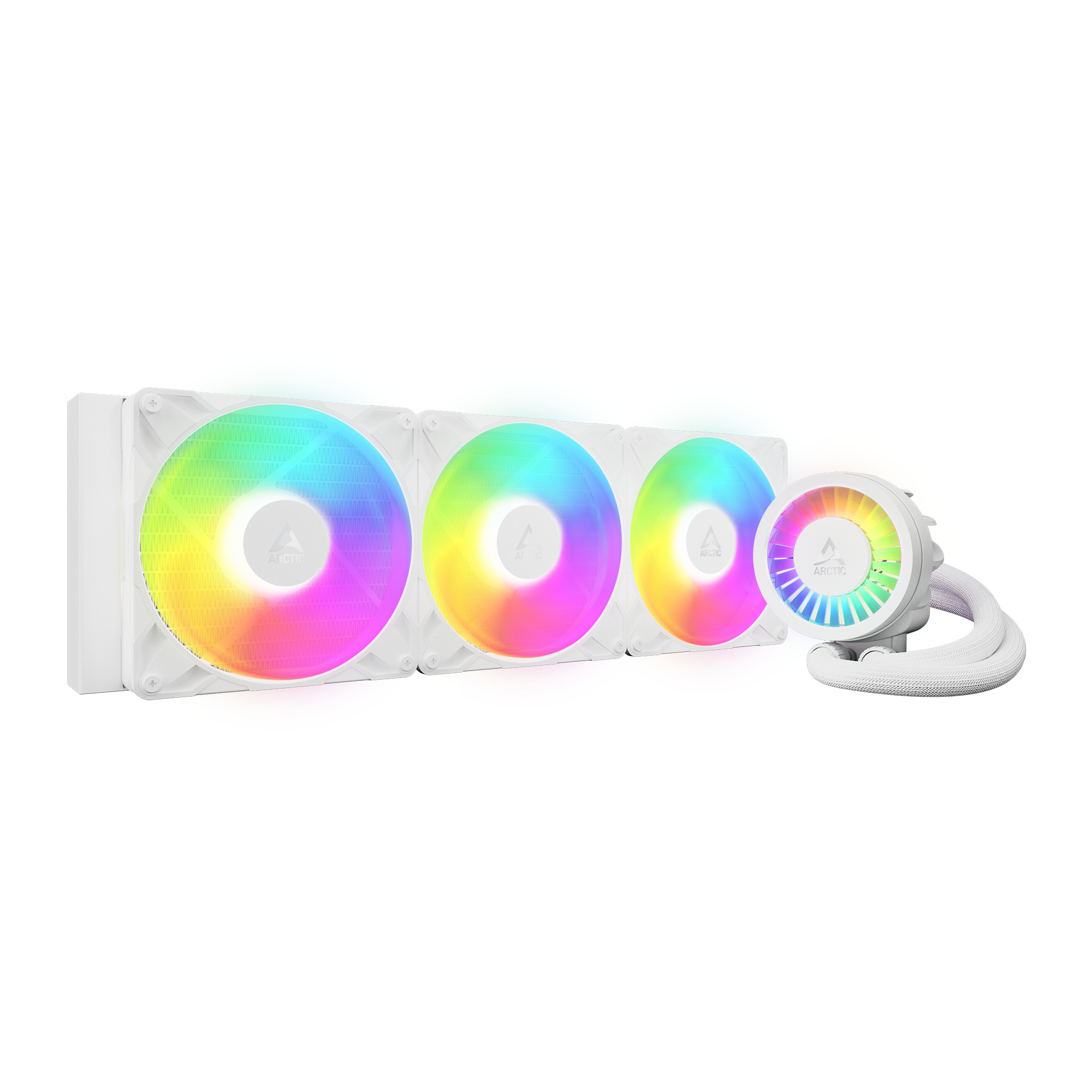 Arctic White Liquid Freezer Iii Pro 420 Argb Intel/Amd Aio Liquid Cooler