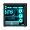 Arctic Xtender ARGB Mirror Tempered Glass Mid Tower PC Case - Black