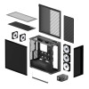 Arctic Xtender ARGB Mirror Tempered Glass Mid Tower PC Case - Black