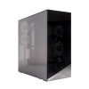 Arctic Xtender ARGB Mirror Tempered Glass w/ Vertical Mount Mid Tower PC Case - Black
