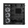Arctic Xtender ARGB Mirror Tempered Glass w/ Vertical Mount Mid Tower PC Case - Black