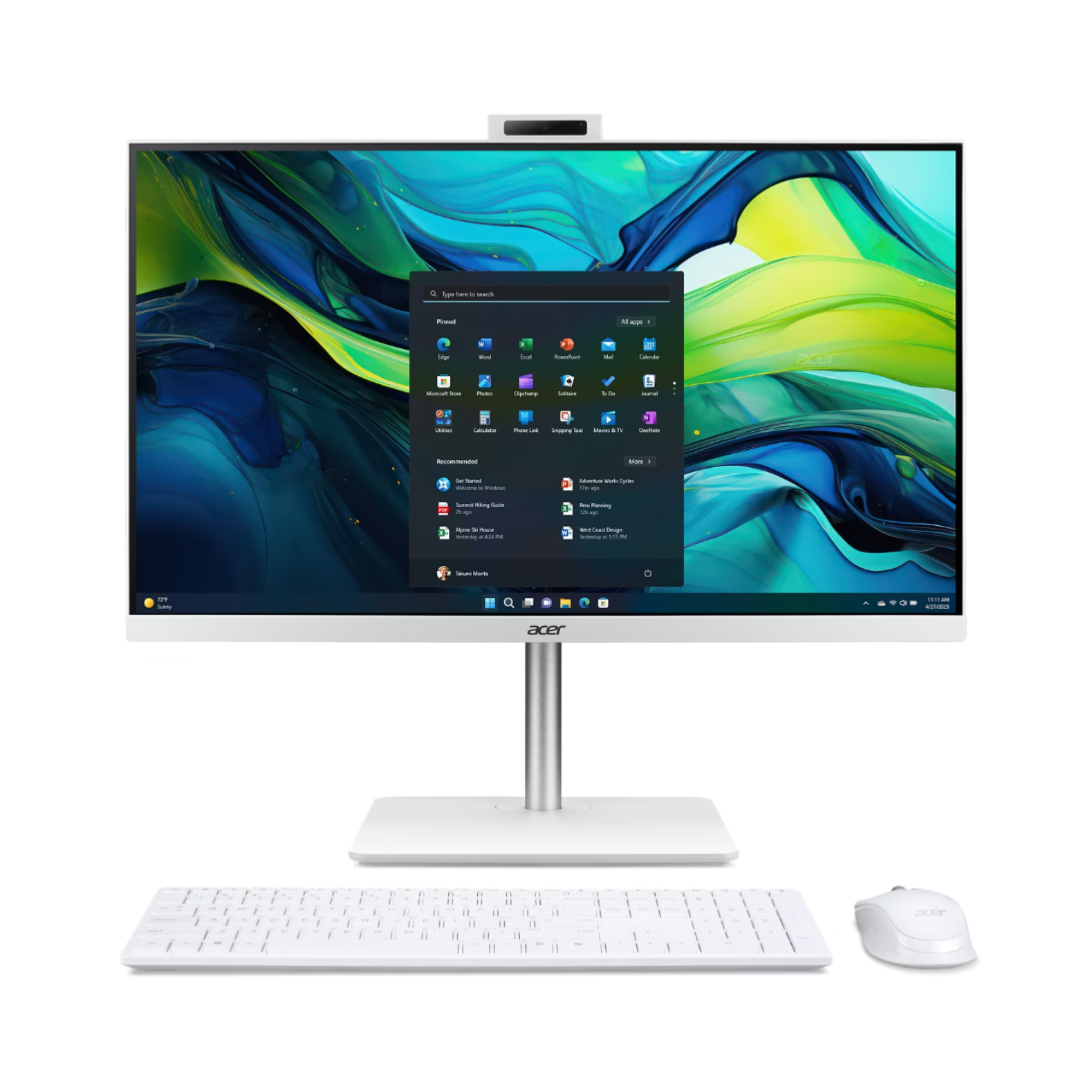 Acer Aspire C27A-GRPL Intel Core 5 120U 16GB RAM 1TB SSD 27" Windows 11 Home All-in-One Desktop PC