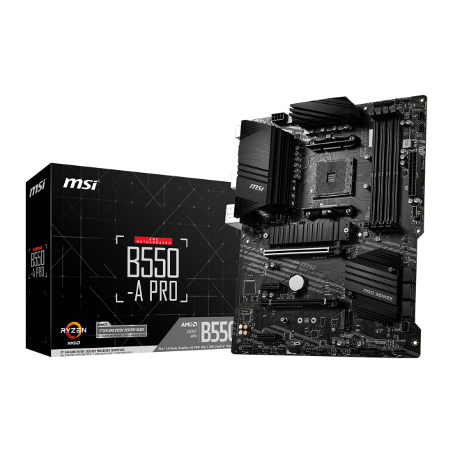 MSI AMD B550-A PRO Socket AM4 DDR4 ATX Motherboard
