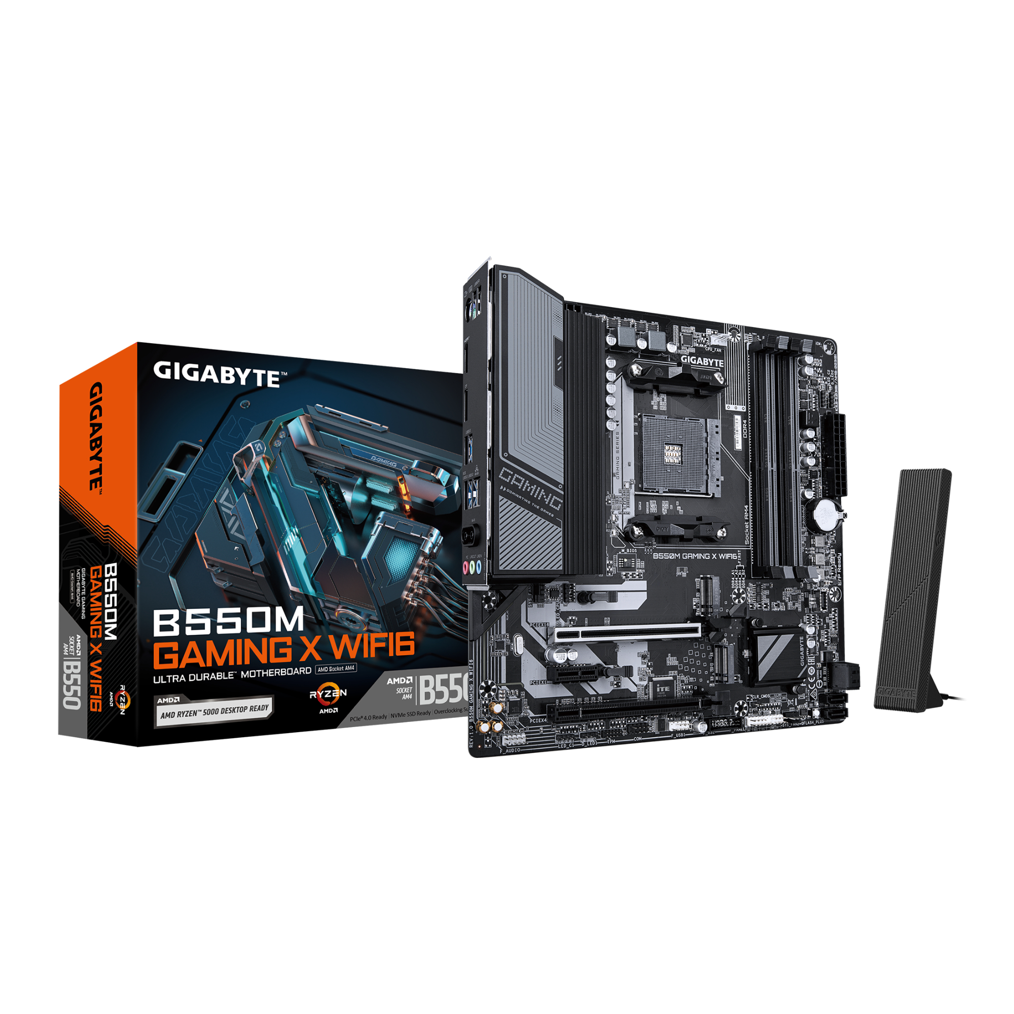 GIGABYTE B550M GAMING X AM4 B550 Micro-ATX Motherboard