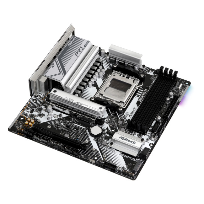 Asrock B650M PRO RS AMD B650 DDR5 Micro-ATX Socket AM5 Motherboard