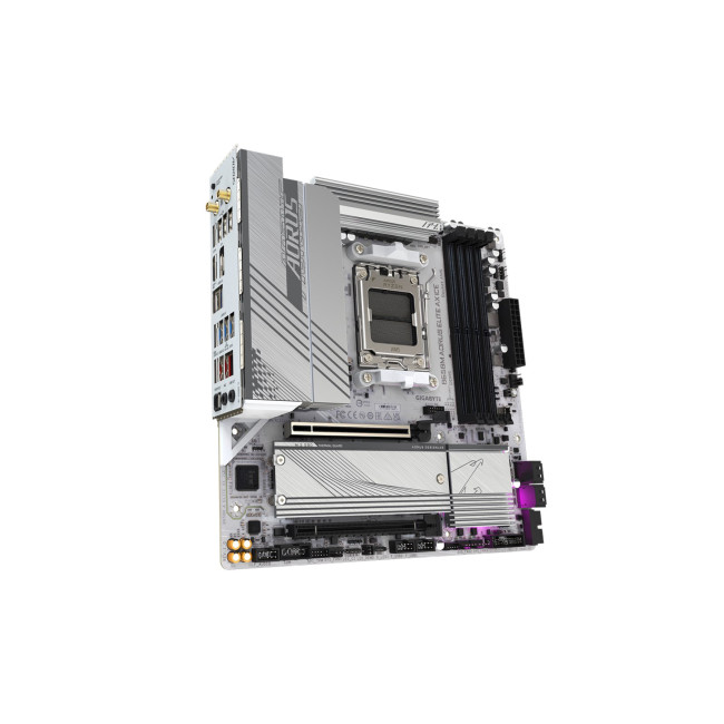 GIGABYTE B650M AORUS ELITE AX ICE Micro ATX AMD Socket AM5 Motherboard
