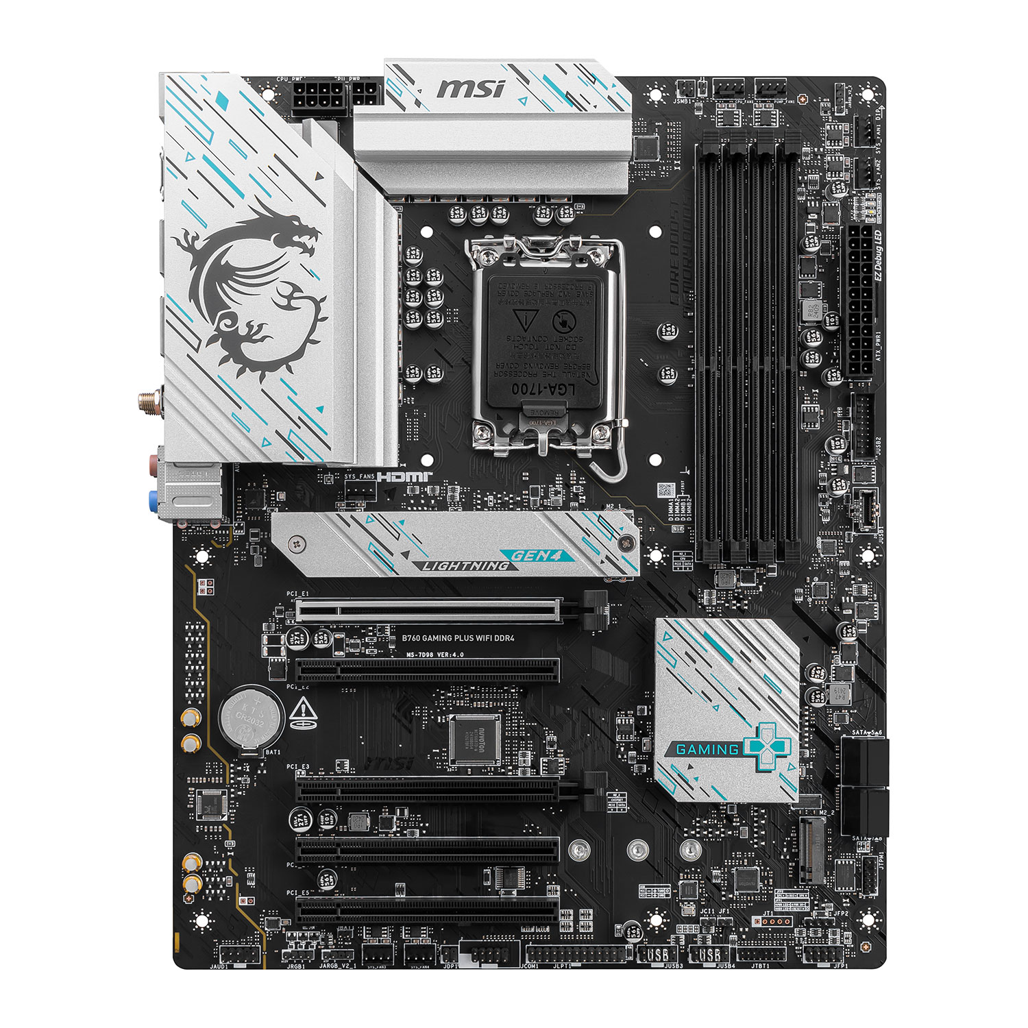 MSI B760 GAMING PLUS WIFI DDR4 ATX Board