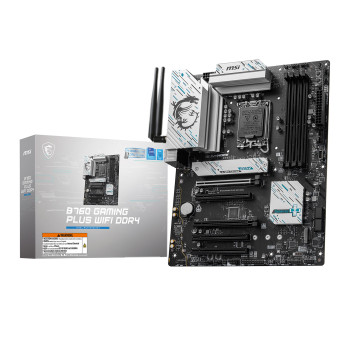 MSI Intel B760 GAMING PLUS WIFI DDR4 ATX LGA 1700 Motherboard