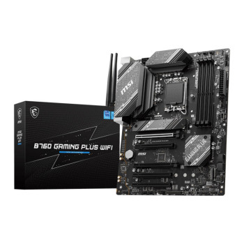MSI Intel B760 GAMING PLUS WIFI LGA 1700 M.2 DDR5 ATX Motherboard