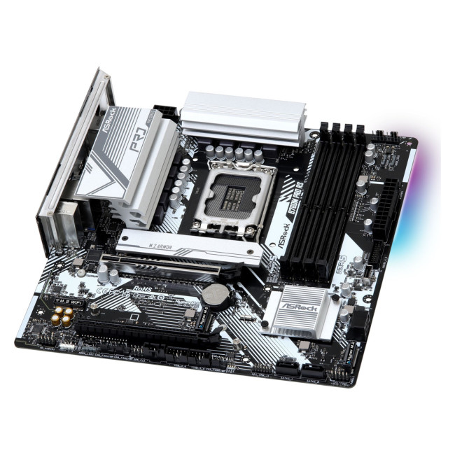 Asrock B760M PRO RS Intel B760 DDR5 Micro-ATX Socket LGA-1700 Motherboard