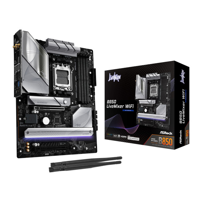 Asrock B850 LIVEMIXER WIFI AMD B850 DDR5 ATX Socket AM5 Motherboard