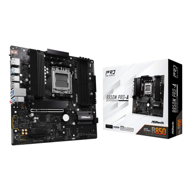 Asrock B850M PRO-A AMD B850 DDR5 Micro-ATX Socket AM5 Motherboard