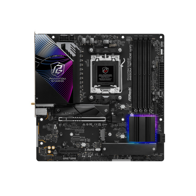 Refurbished Asrock Phantom Gaming B850M Riptide WiFi Micro-ATX AMD Socket AM5 Motherboard