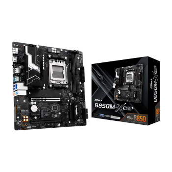 Refurbished Asrock B850M-X R2.0 AMD B850 DDR5 Socket AM5 Micro-ATX Motherboard