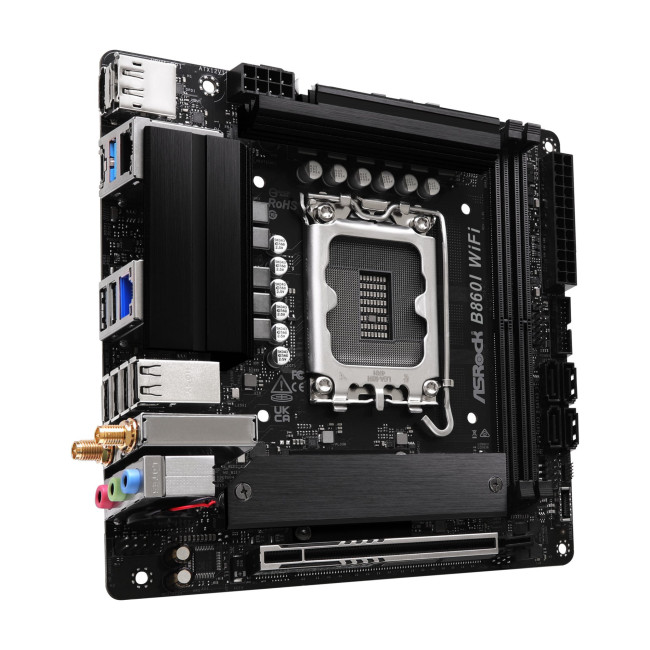 Asrock B860I WIFI Intel B860 DDR5 Mini-ITX Socket LGA 1851 Motherboard