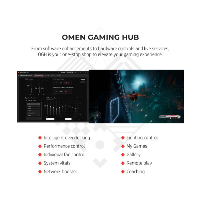 HP OMEN 45L GT22-3003na Intel Core Ultra 9 285K 64GB RAM 4TB SSD NVIDIA GeForce RTX 5090 Windows 11 Home Gaming Tower PC