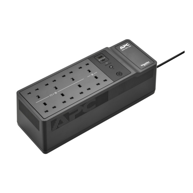 APC Back-UPS 1050VA 600W 230V Standby UPS with 8x BS1363 Outlets & USB A+C Ports
