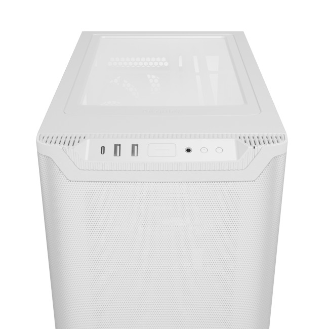 be quiet! Pure Base 501 Airflow Mid Tower Gaming PC Case - White