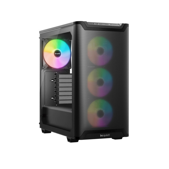 be quiet! Pure Base 501 LX Tempered Glass Mid Tower Gaming PC Case - Black