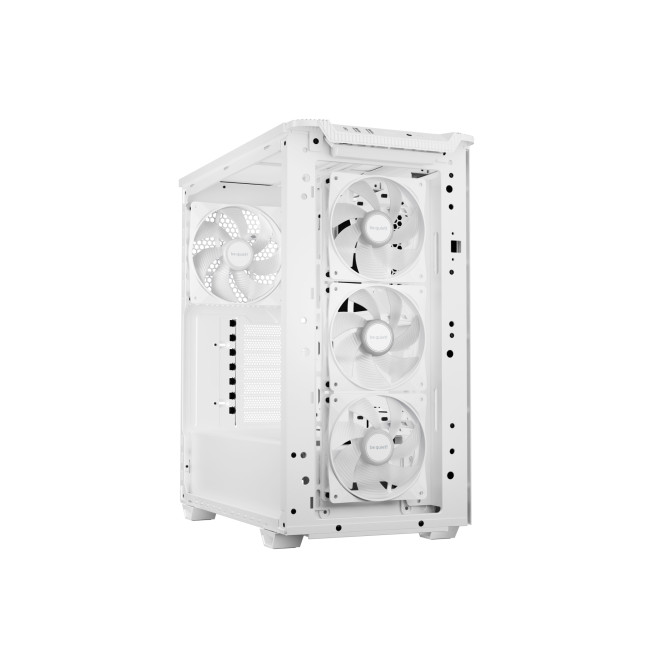 be quiet! Pure Base 501 LX Tempered Glass Mid Tower Gaming PC Case - White