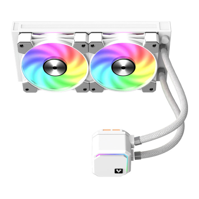 VIDA BIFROST 240 PWM 240mm AIO Liquid CPU Cooler - White