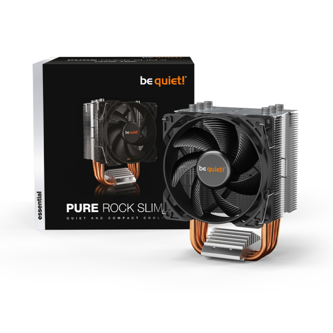 be quiet! Pure Rock Slim 2 4-Pole Fan Motor Technology 4-pin PWM CPU Cooler