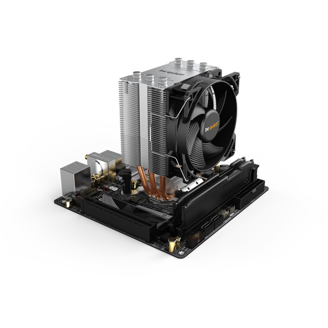 be quiet! Pure Rock Slim 2 4-Pole Fan Motor Technology 4-pin PWM CPU Cooler
