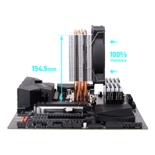 GAMDIAS BOREAS E1-410 Mono 120mm Fan Air Cooler