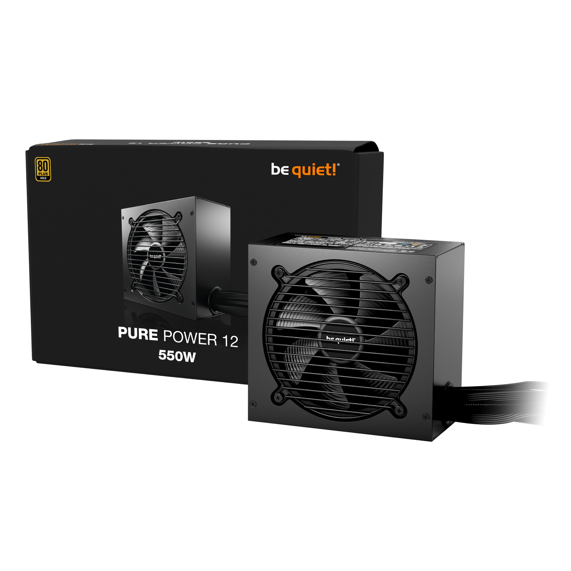 Refurbished be quiet! Pure Power 12 550W ATX 3.1 80 PLUS Gold PSU Power Supply