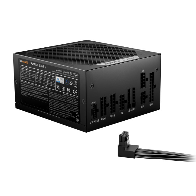 be quiet! Power Zone 2 750W ATX 3.1 80 PLUS Platinum PSU Power Supply