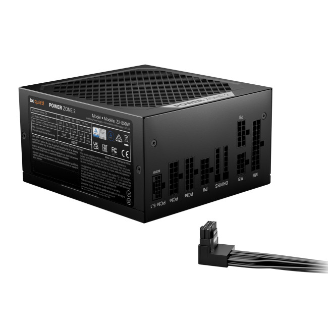 be quiet! Power Zone 2 850W ATX 3.1 80 PLUS Platinum PSU Power Supply