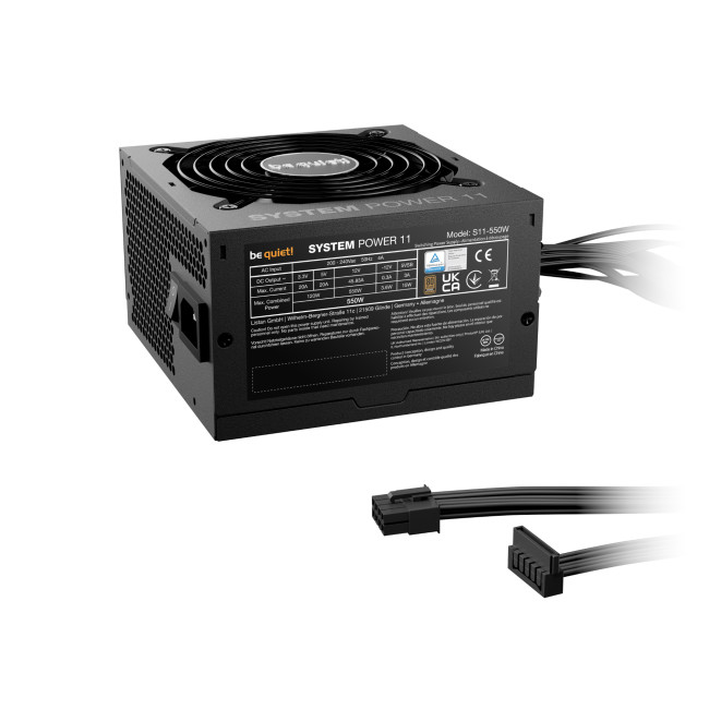 be quiet! System Power 11 550W ATX 3.1 80 PLUS Bronze PSU Power Supply