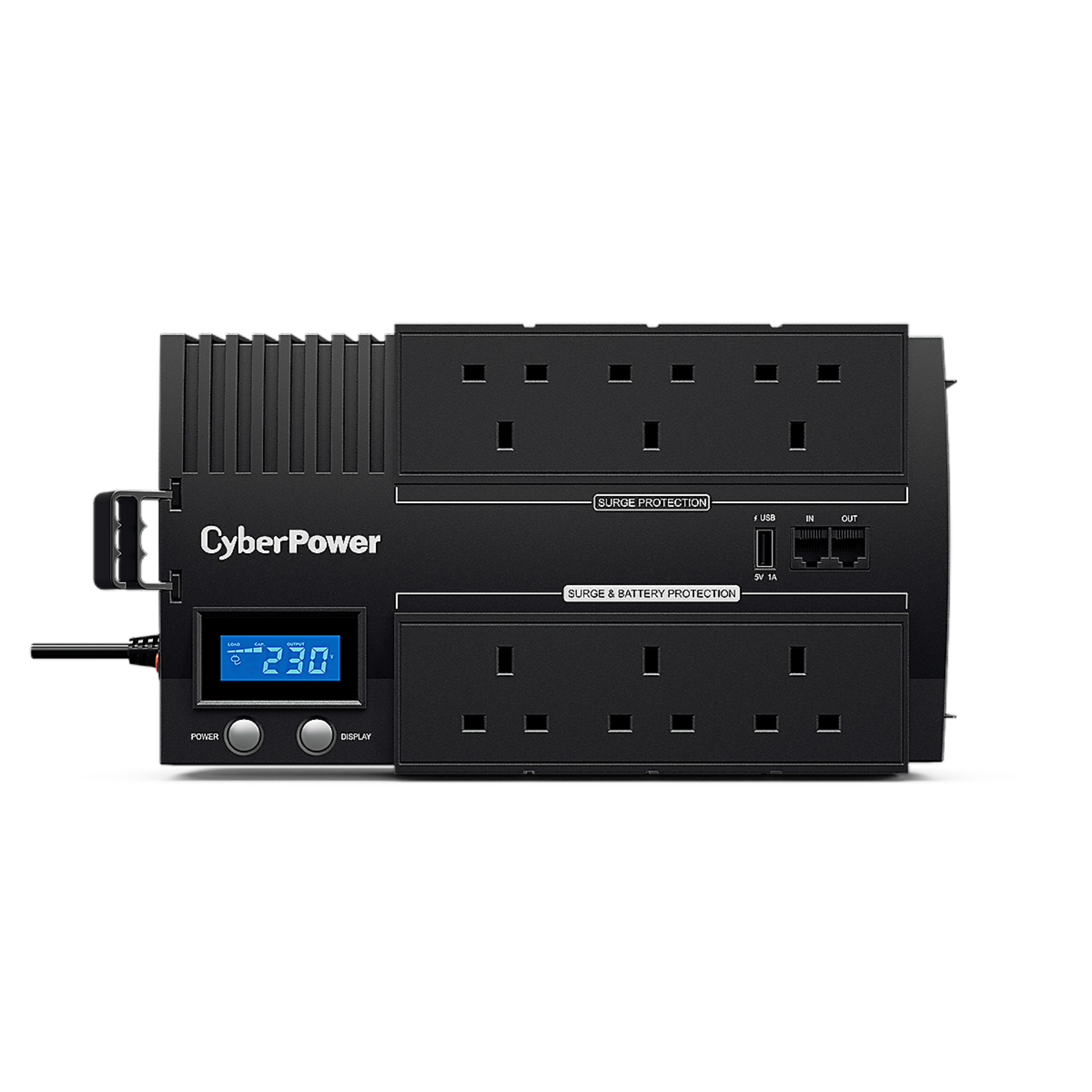 CyberPower BRICs LCD Line-Interactive 1000VA 600 W 6 AC outlet UPS