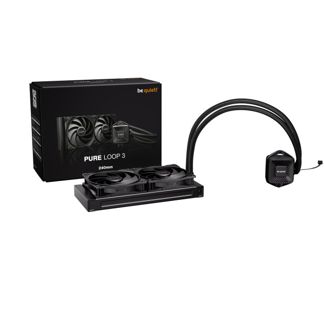 be quiet! Pure Loop 3 240mm Intel/AMD AIO Liquid CPU Cooler - Black