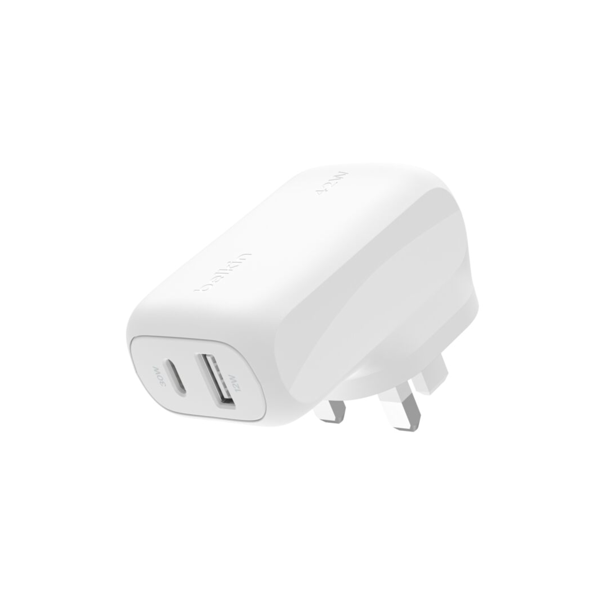 Belkin BoostCharge Dual Wall Fast Charger 42W - White