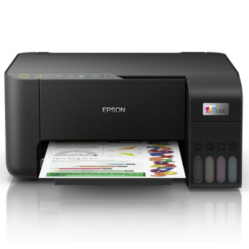 New Open Box Epson EcoTank ET-2860 Multifunction Inkjet Printer 33 ppm A4 Wi-Fi - Black