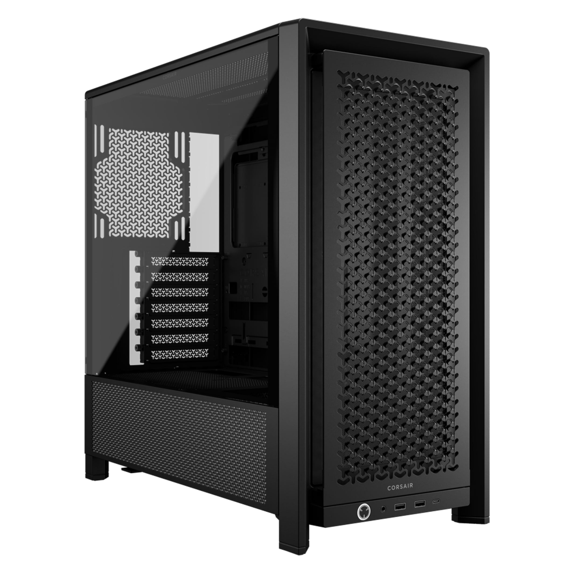 Corsair FRAME 4000D Tempered Glass Mid Tower PC Case - Black