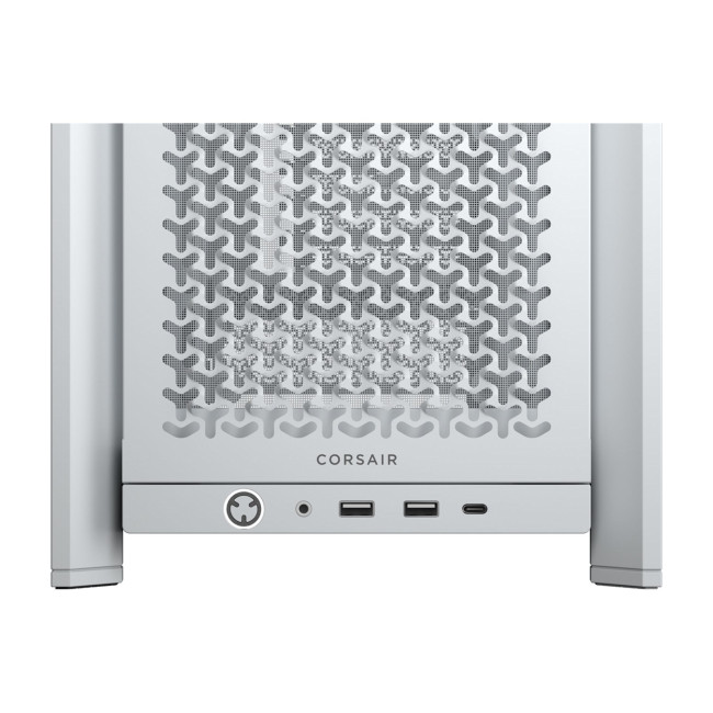 Corsair FRAME 4000D Tempered Glass Mid Tower Gaming PC Case - White