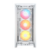 Corsair FRAME 4000D RS ARGB Tempered Glass Mid Tower Gaming PC Case - White