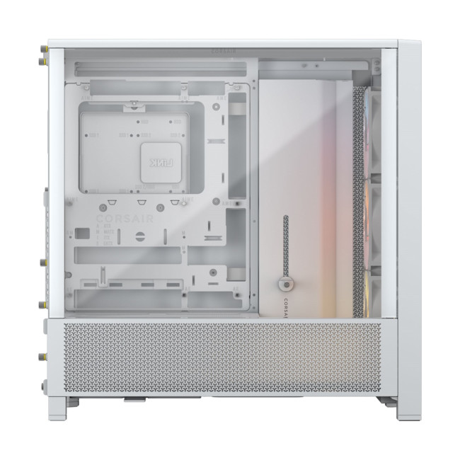 Corsair FRAME 4000D RS ARGB Tempered Glass Mid Tower Gaming PC Case - White