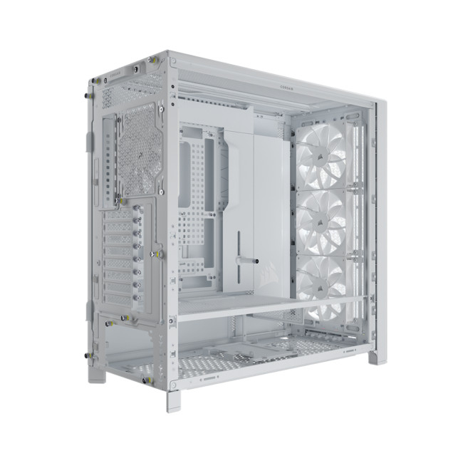 Corsair FRAME 5000D RS Tempered Glass Mid Tower Gaming PC Case - White