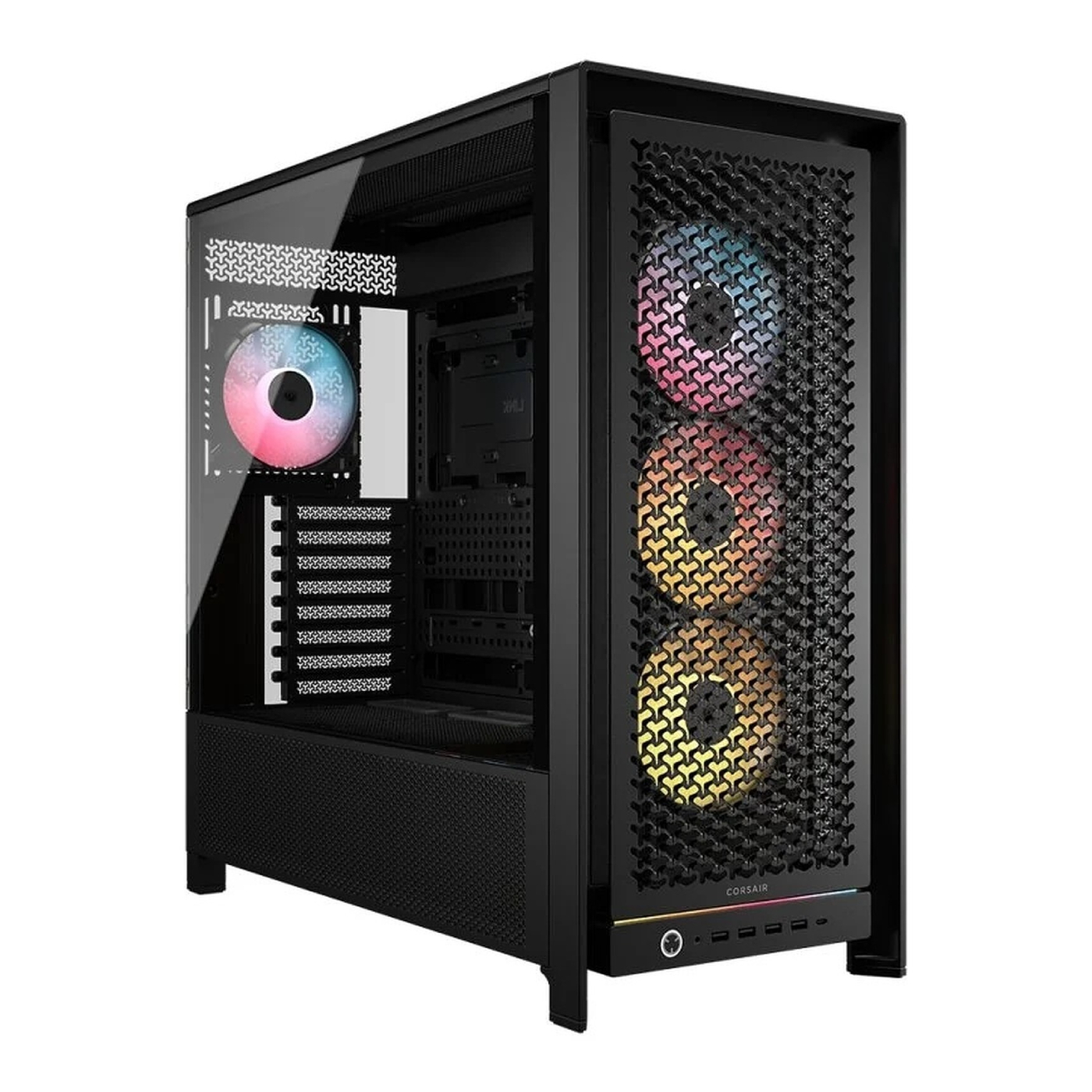 Corsair FRAME 5000D RS ARGB Tempered Glass Mid Tower Gaming PC Case - Black