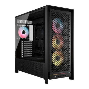 Corsair FRAME 5000D RS ARGB Tempered Glass Mid Tower Gaming PC Case - Black