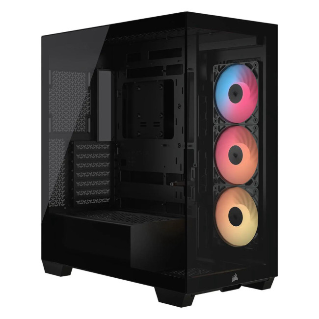 Corsair 3500X RS-R ARGB Tempered Glass Mid Tower Gaming PC Case - Black