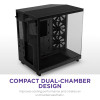 NZXT H6 Air Flow Tempered Glass Mid Tower Gaming PC Case