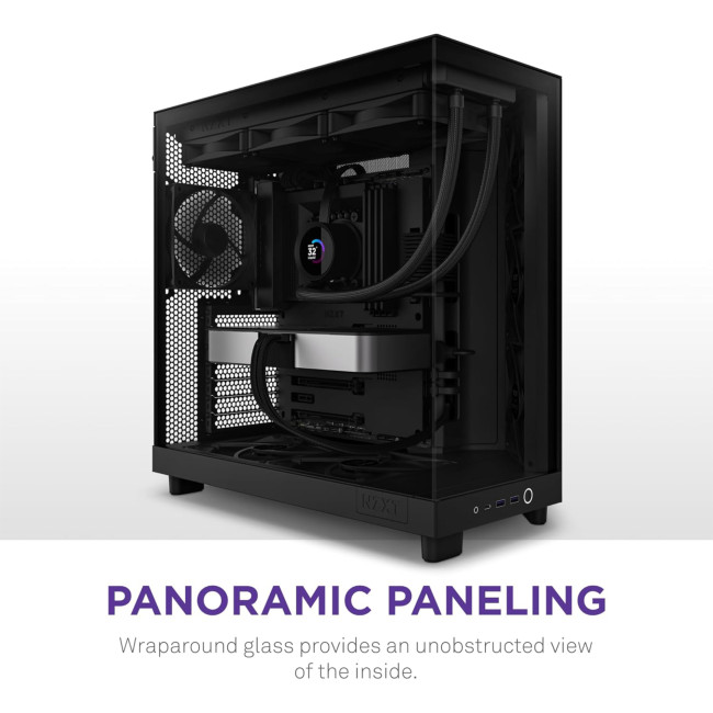 NZXT H6 Air Flow Tempered Glass Mid Tower Gaming PC Case