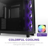 NZXT H6 Air Flow RGB Tempered Glass Mid Tower Gaming PC Case