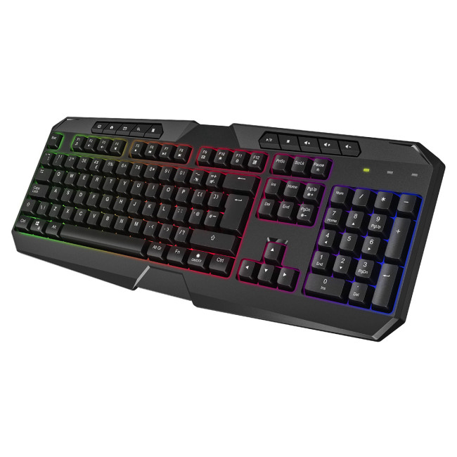 CIT Raptor 4-in-1 Keyboard Mouse Headset Mouse Pad Combo Kit - Black