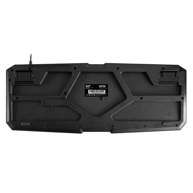 CIT Raptor 4-in-1 Keyboard Mouse Headset Mouse Pad Combo Kit - Black