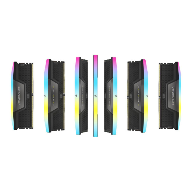 Corsair Vengeance RGB Black CMH32GX5M2E6000C36 32GB (2 x 16GB) 6000 MHz DDR5 Desktop RAM